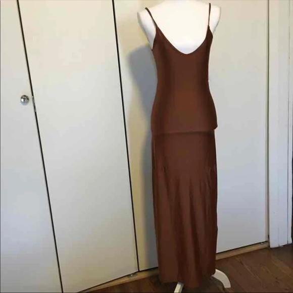 faith couture Dresses & Skirts - ❌SOLD❌Like new Faith Couture brown dress M